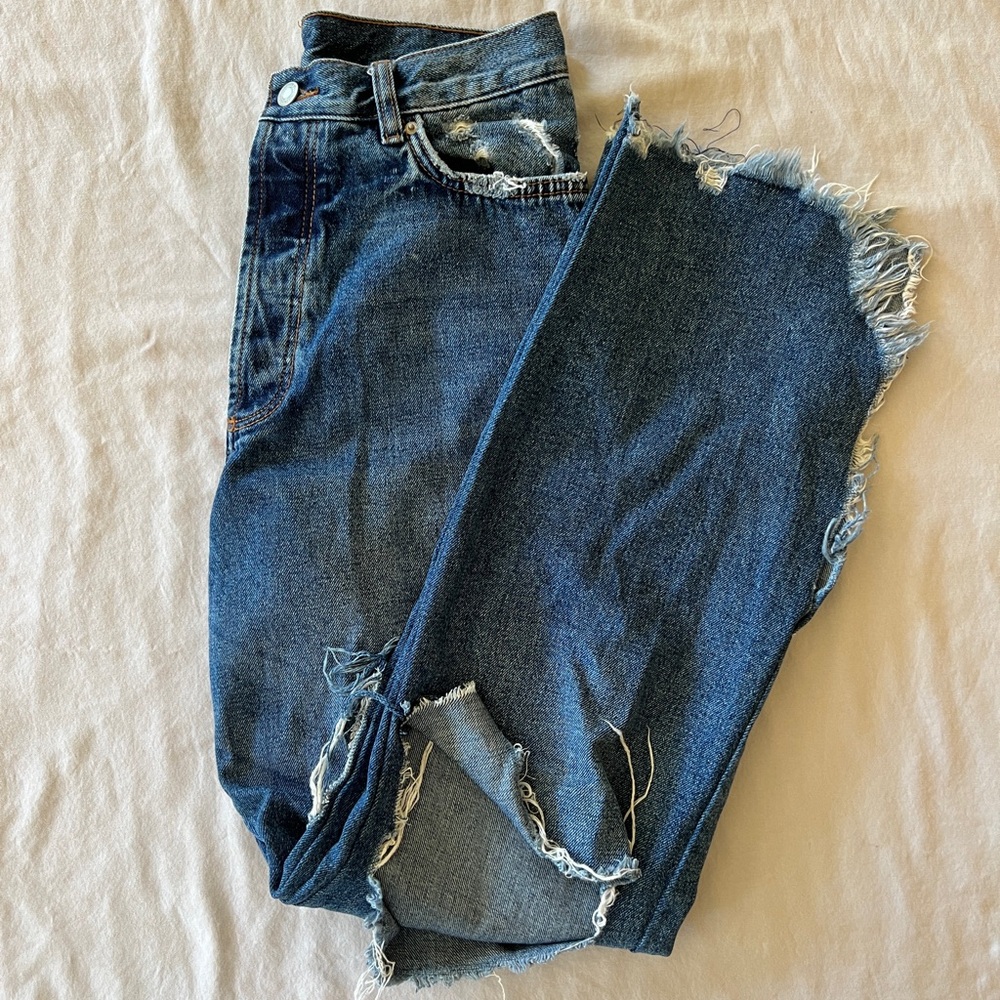 flared jeans